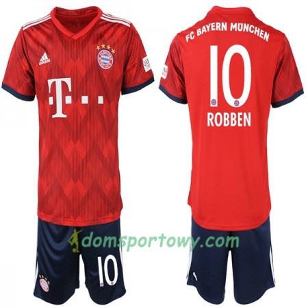 Koszulka Bayern Monachium Robben 10 Dziecięcy Domowe Koszulki Piłkarskie 2018-2019 Krótki Rękaw